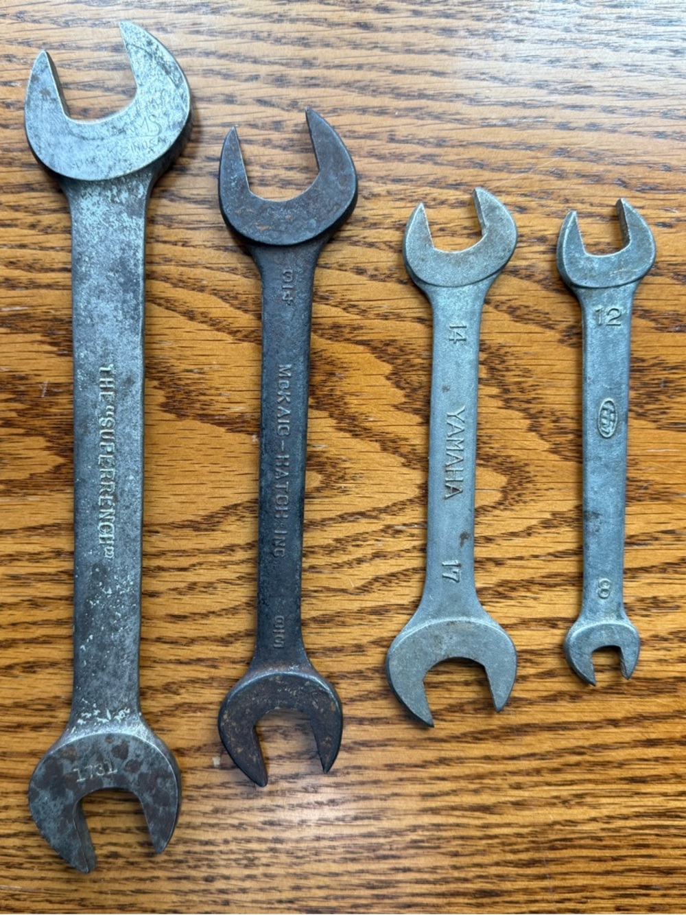 Vintage Open-Ended Wrench Bundle